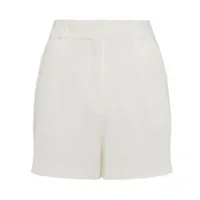 Viscose Satin Crepe Relaxed Tuxedo Shorts, was £79 now £55 | Karen Millen