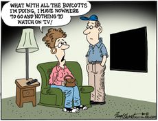 Political cartoon