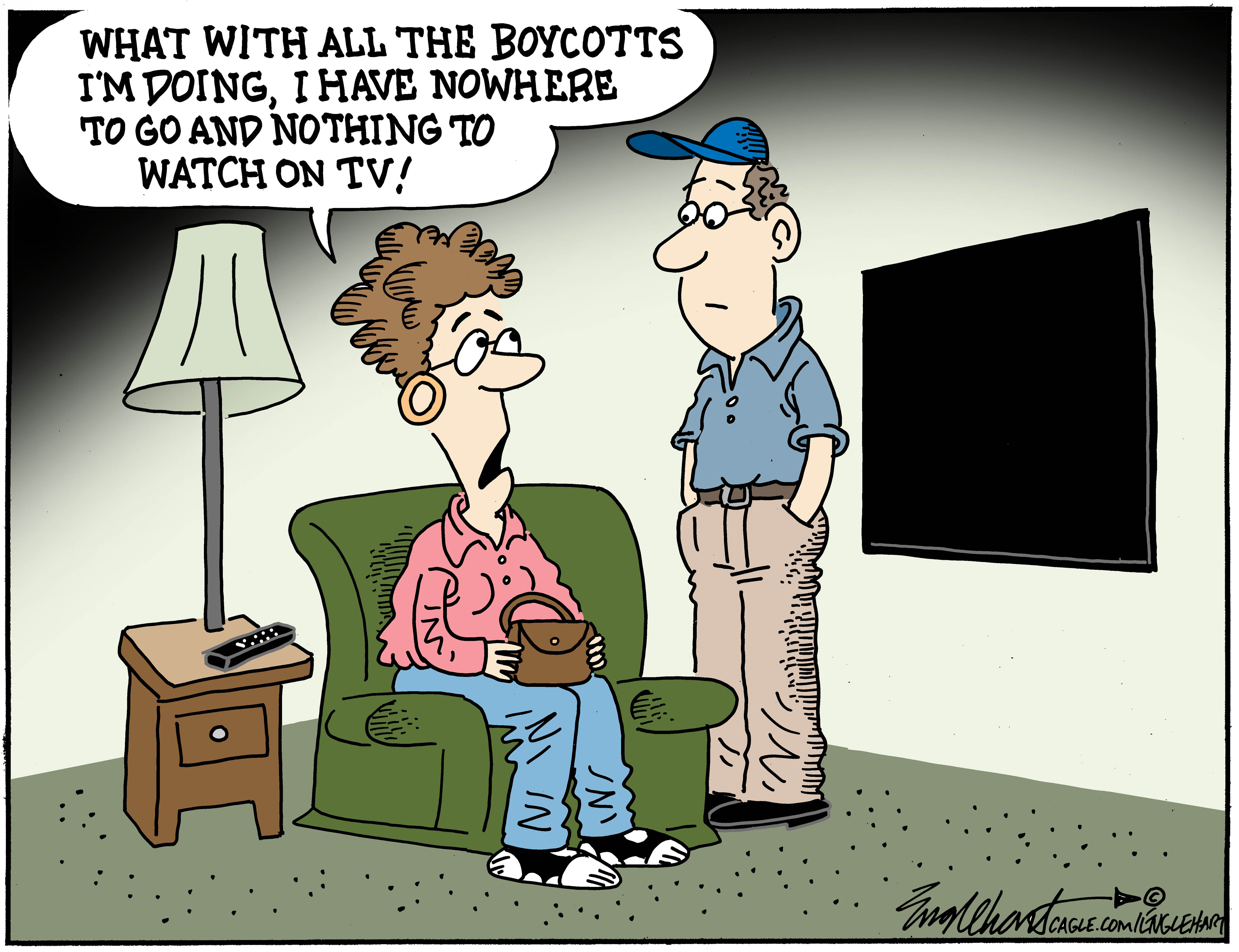 Political cartoon