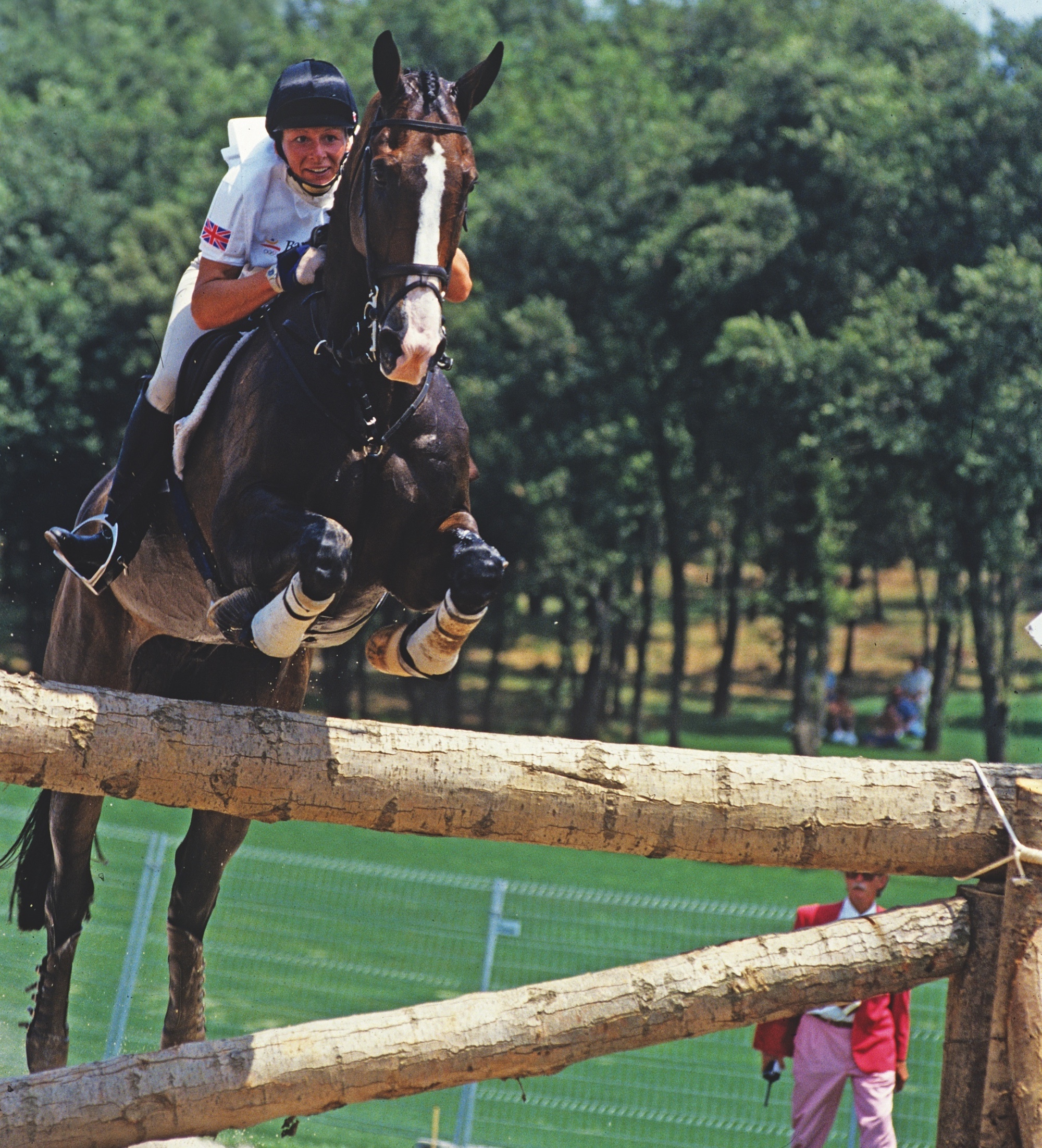 Event horse King William on cross-country