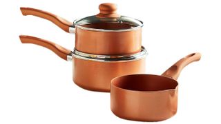Copper King Saucepan Set