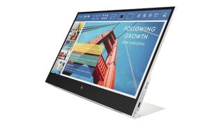 Product shot of HP E14 G4, one of the best portable monitors