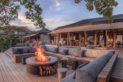 Fig Tree Lounge at the JW Marriott Masai Mara Lodge