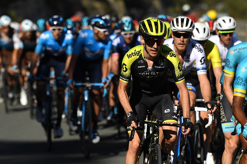 Mitchelton-Scott's Adam Yates during stage 2 at Volta a la Comunitat Valenciana