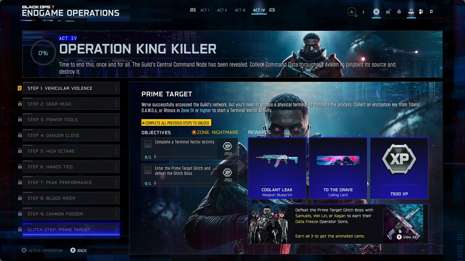 Call of Duty: Black Ops 7 Season 4 Reloaded content including Nick Cage as an Operator, changes to Rebirth Island, new Endgame and Multiplayer content, and the new Zombies map.