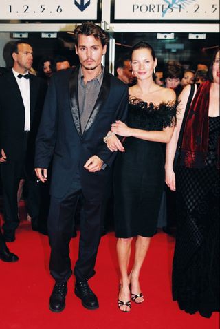 The Strairs of "Fear And Loathing In Las Vegas" In Cannes, France On May 15, 1998-Johnny Depp and Kate Moss
