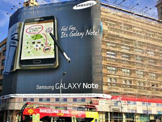 Samsung Galaxy Note building