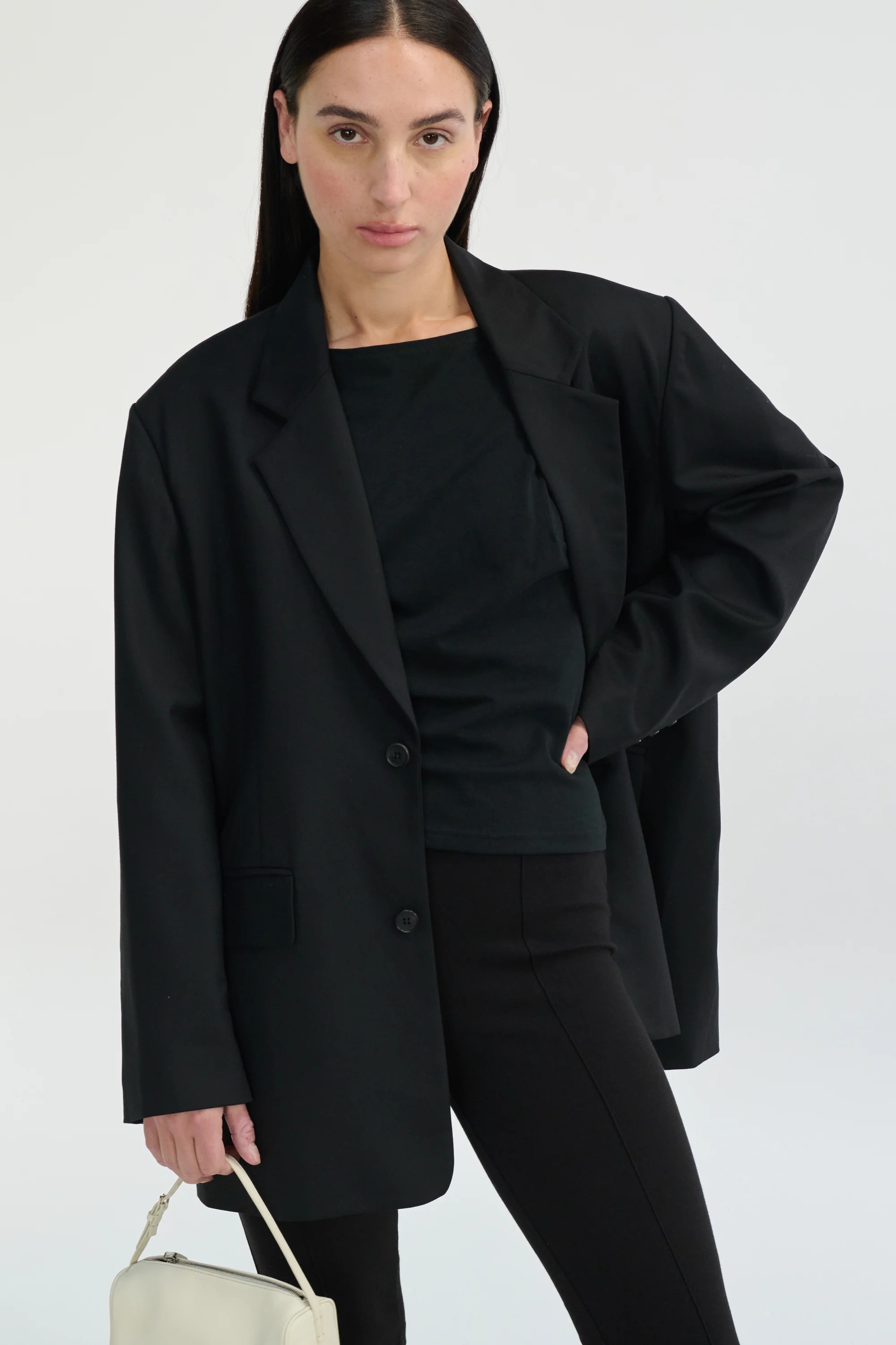 Almina Concept, Oversized Double Button Blazer