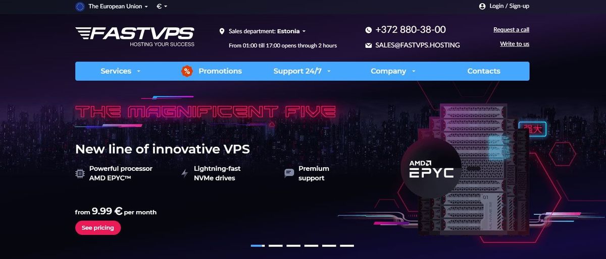 FASTVPS Review Hero