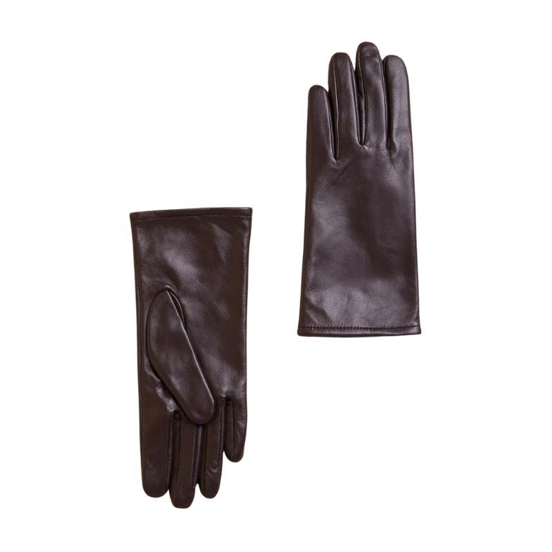 An image of  brown coloured leather gloves is one of the best Christmas gifts for mum. 