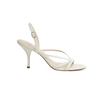 Reiss strappy heel to wear with ruffle shirt