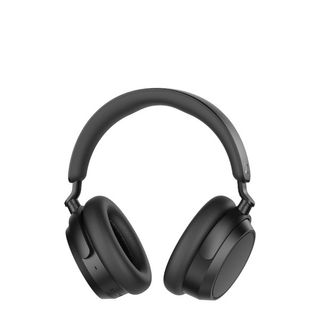 A pair of Sennheiser Accentum Plus headphones in black on a plain white background.