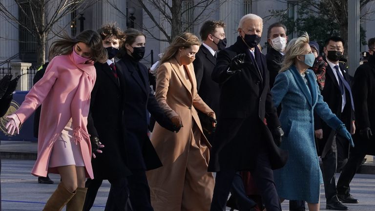 Joe Biden's Grandchildren Wear Glamorous Outfits at Lincoln Memorial ...