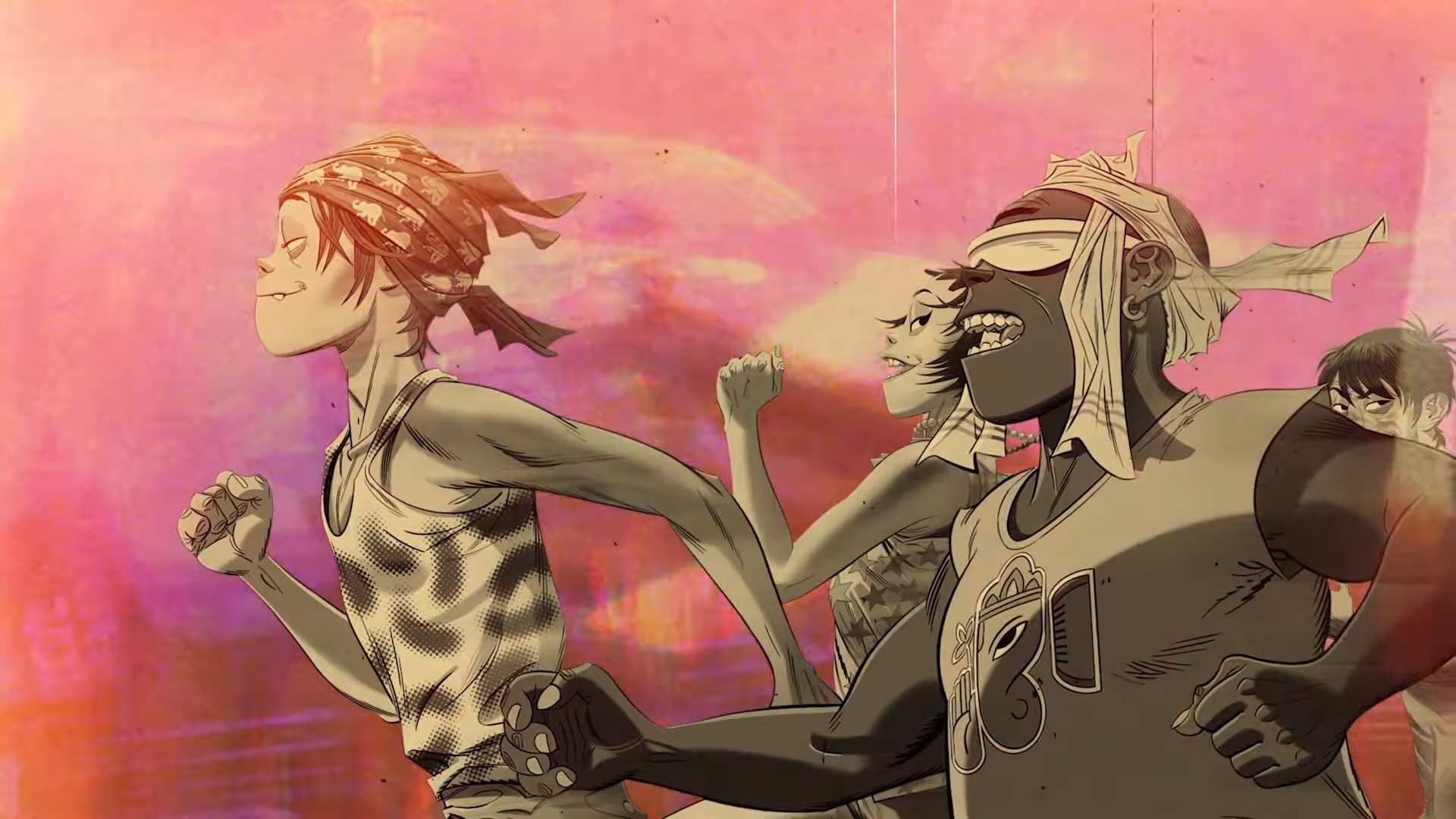 An image take from The Happy Dictator music video 