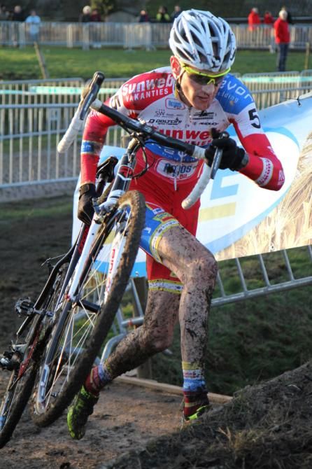 Klaas Vantornout finally got a big win in Gieten