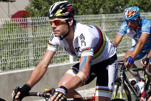 Cadel Evans (BMC) had an easy day today
