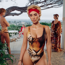 Skims x Roberto Cavalli swimwear collection