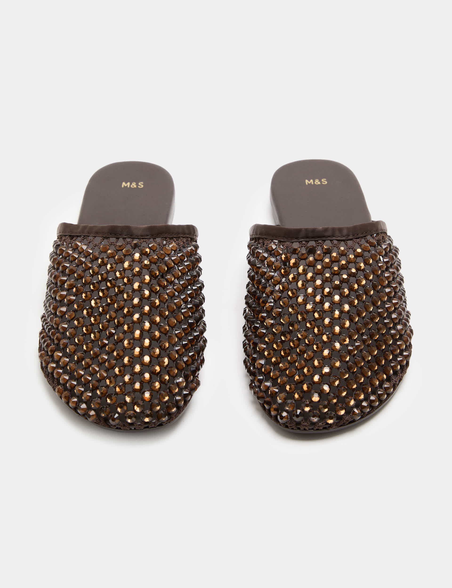 Embellished Flat Mules