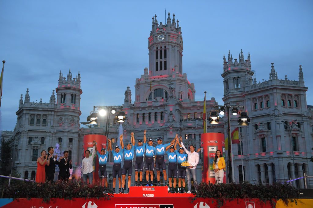 Movistar won the teams classification