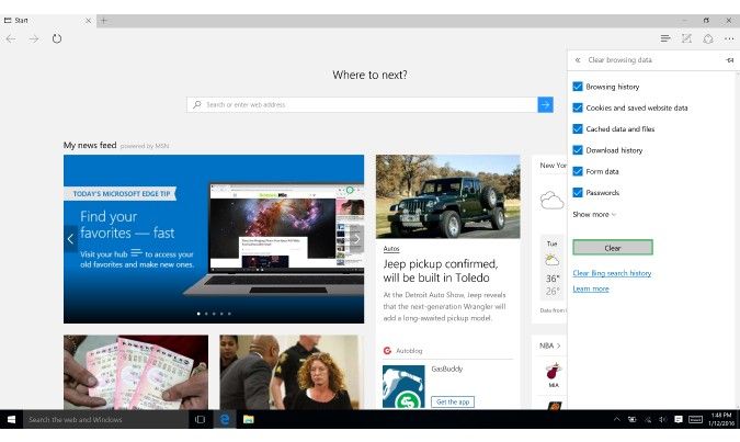 How to Clear Your History and Cookies in Microsoft Edge | Laptop Mag