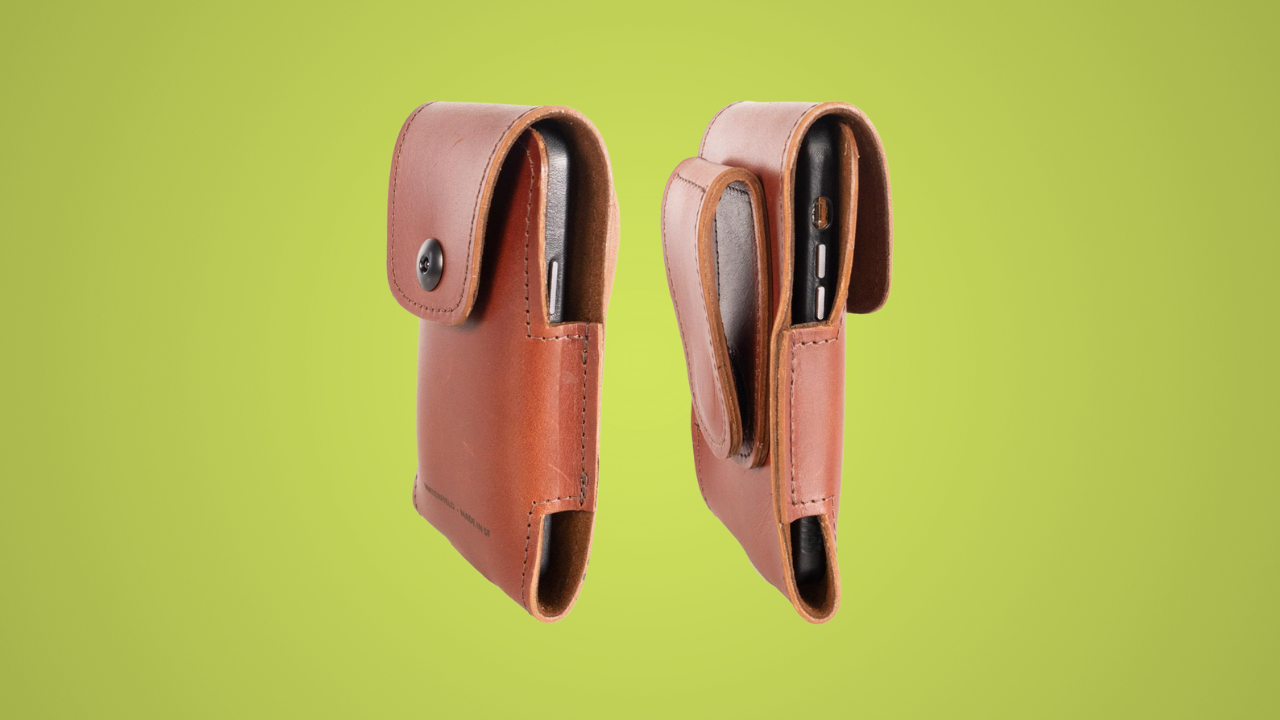 Waterfield Latigo Leather iPhone 13 Holster