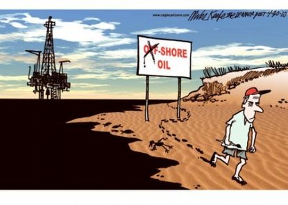 America's oil addiction comes ashore