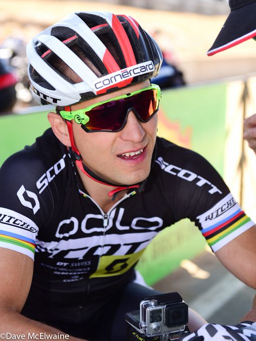 Nino Schurter (Scott Odlo) after the race