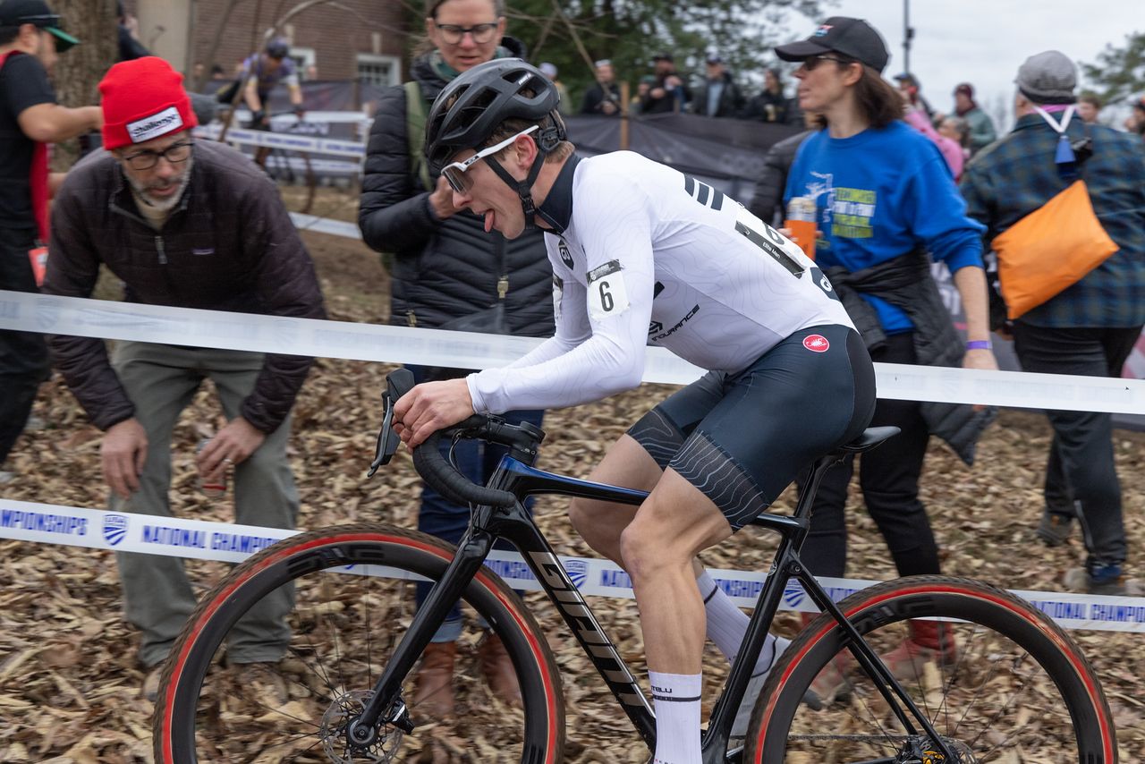Caleb Swartz struggled with some mechanicals but was still able to finish 7th on the day.