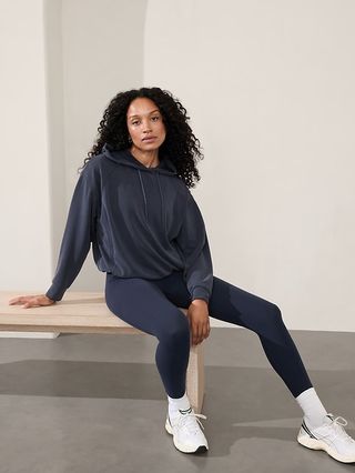 Seasoft Bubble Hem Hoodie