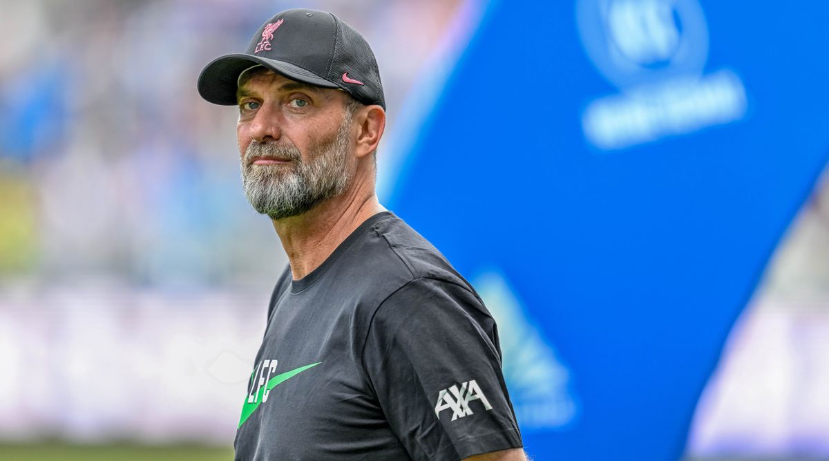 Liverpool manager Jurgen Klopp looks on during a pre-season friendly match