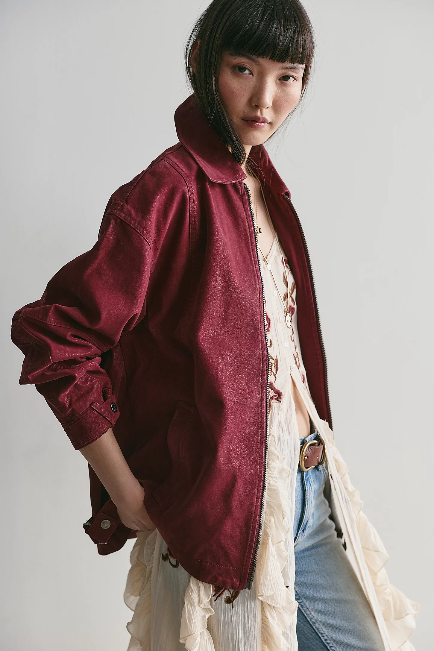 Free People, We the Free Sloane Vegan Suede Jacket