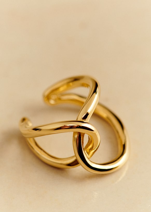 Alice Ring - Gold - Majority Recycled Brass - S&amp;eacute;zane