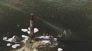A lighthouse in Disco Elysium