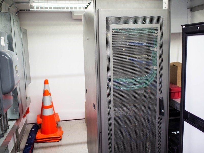 Big Red Server Rack