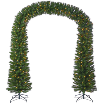 8ft Pre Lit Festive Christmas Tree Arch | Was £165, Now £110 at Homebase