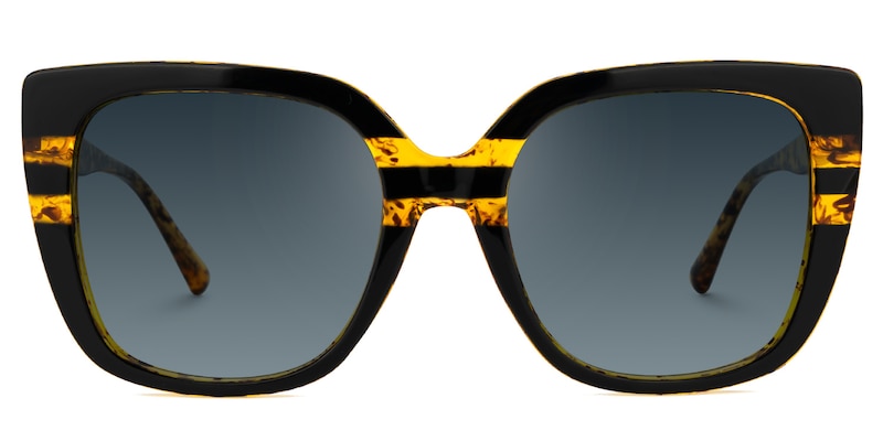 Brenda Square Tortoise Frame Glasses | Zeelool Optical