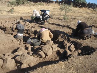 excavation at tell qarassa