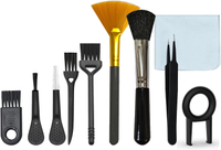 Computer cleaning brush kit