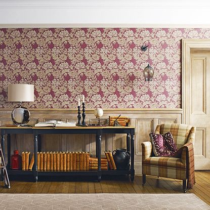 patterned wallpaper