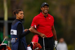 Tiger and Sam Woods