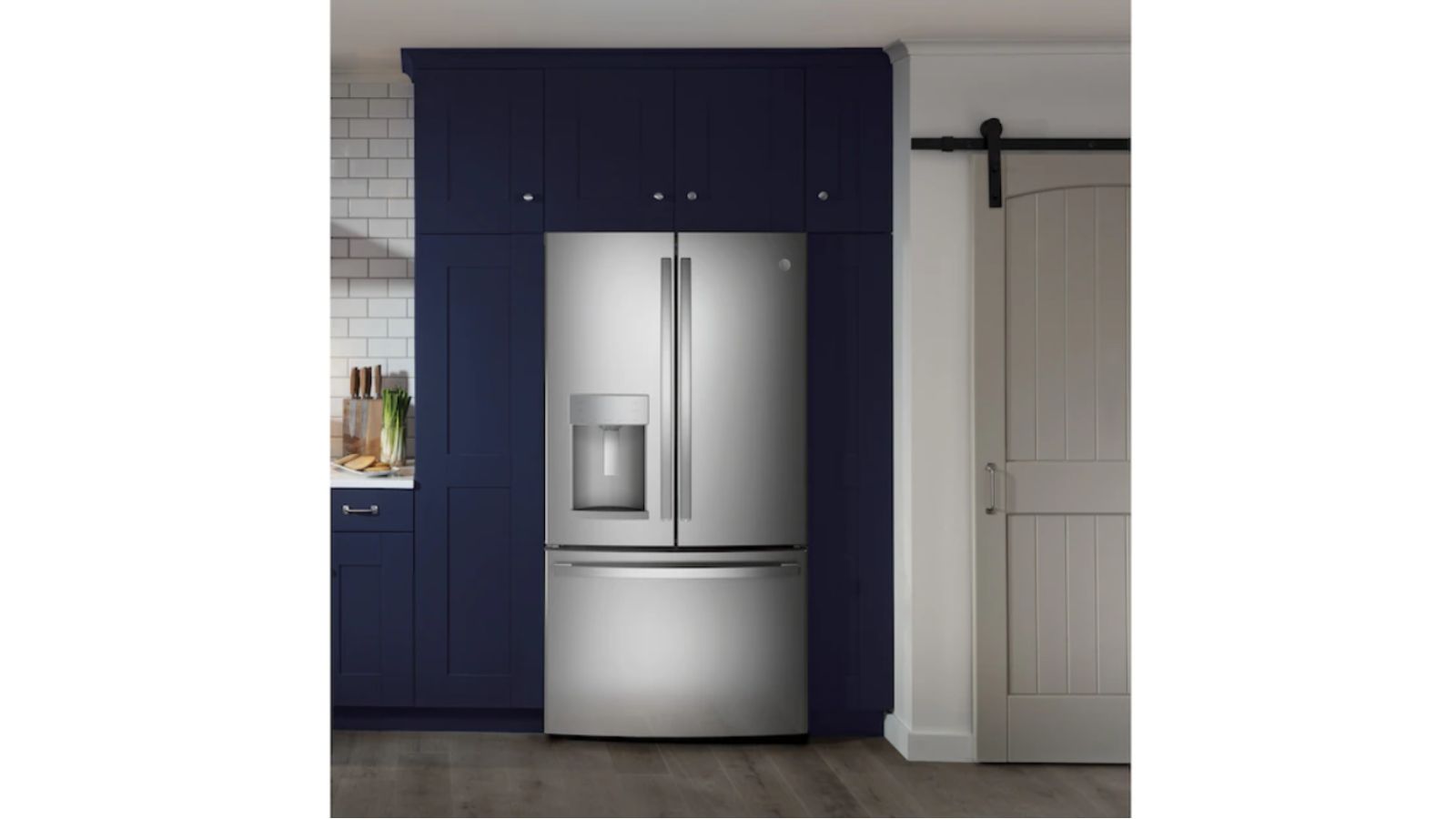 GE 27.7-cu ft French Door Refrigerator with Ice Maker
