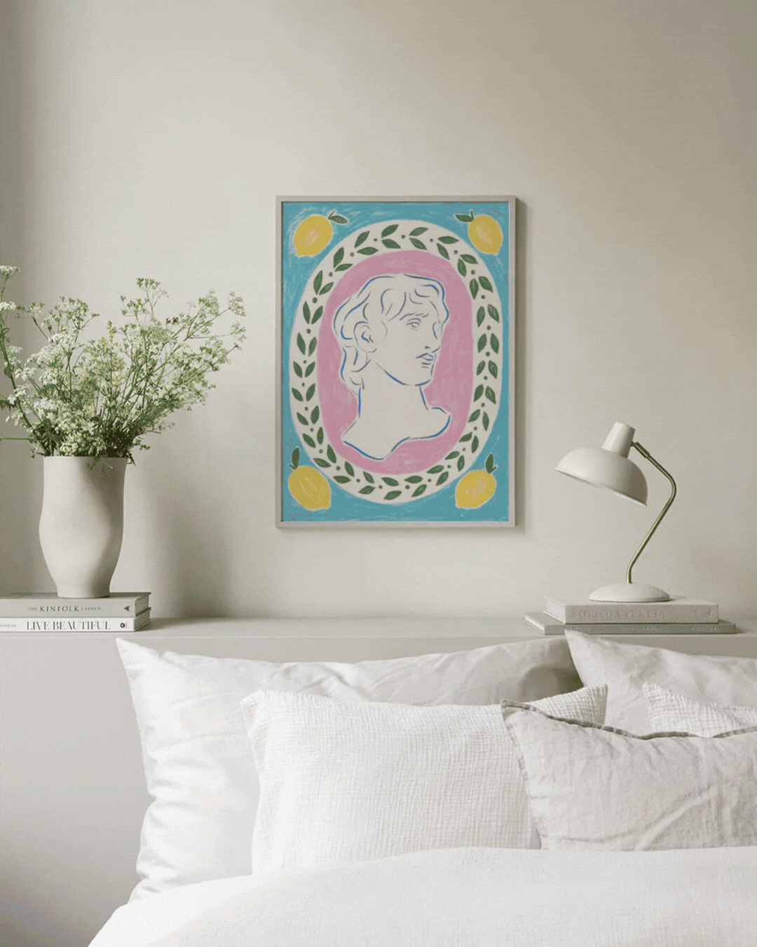 Portrait of a Statue Print 30x40 cm gif.