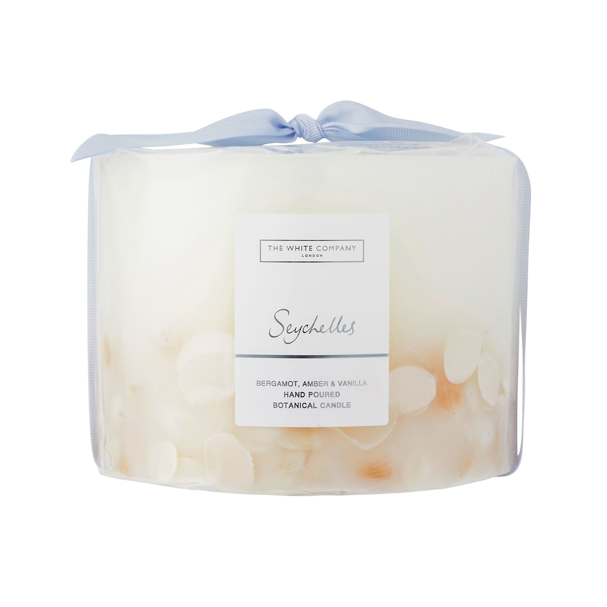 One of the best summer candles, the Seychelles Botanical Candle on a white background