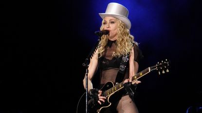 Madonna onstage