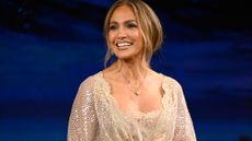 Singer & actress Jennifer Lopez arrives on Tuesday, October 7, 2025 at the Jimmy Fallon show