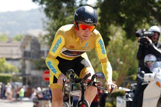 Chris Horner, race leader, Tour of California 2011, stage 6 ITT