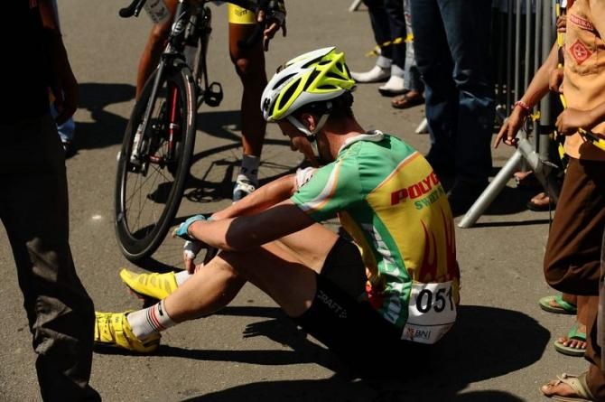 Oscar Pujol Munoz (Polygon Sweet Nice Cycling Team) reflects following Stage 6 of the Tour de Singkarak
