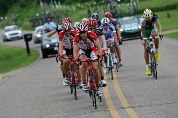 Frank Pipp (Bissell) driving the break.