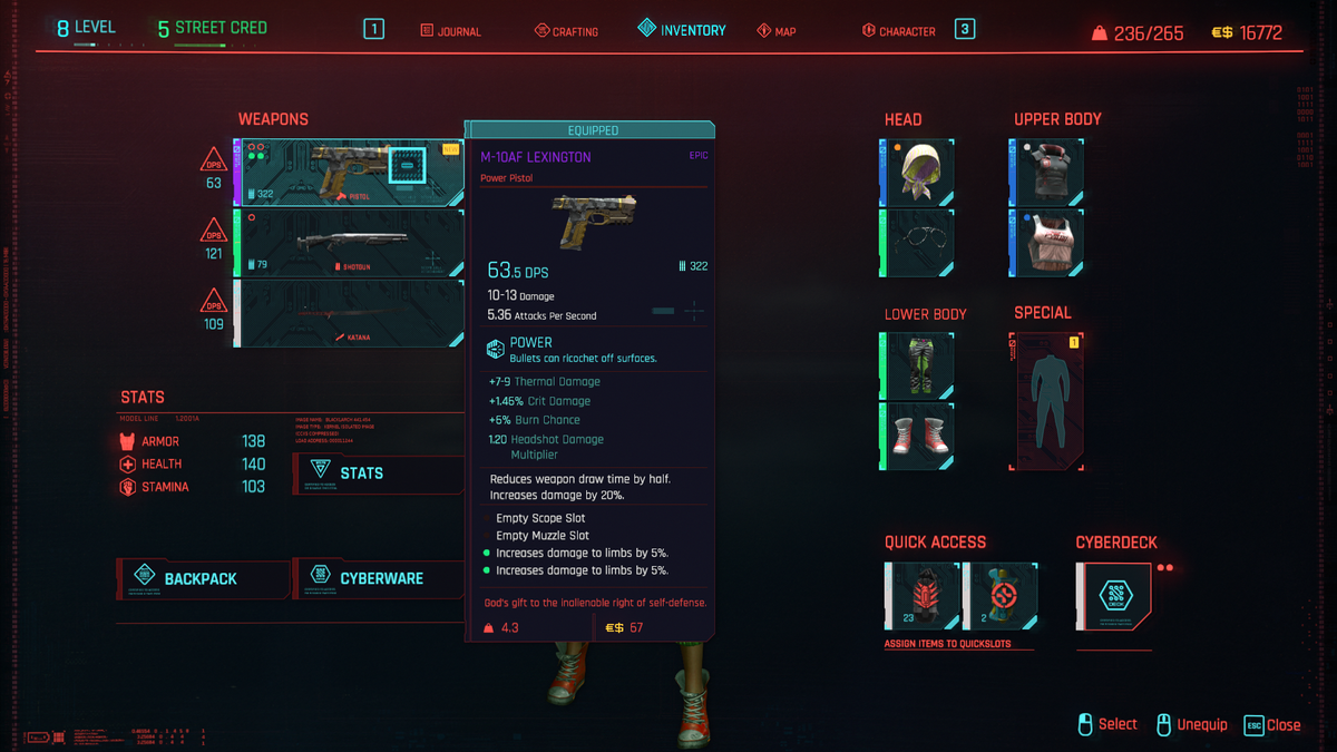 Cyberpunk 2077 Shoot to Thrill