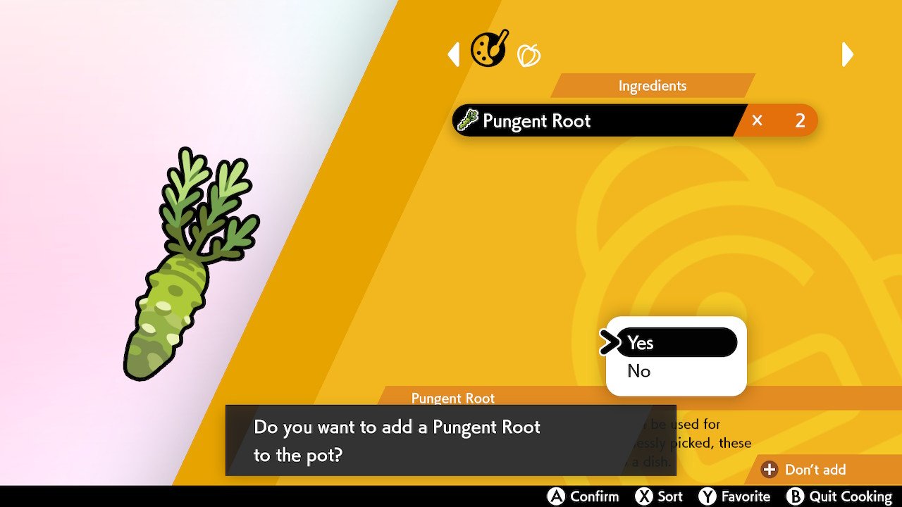 Select any ingredients you want to add (you can press the + button to skip this step).